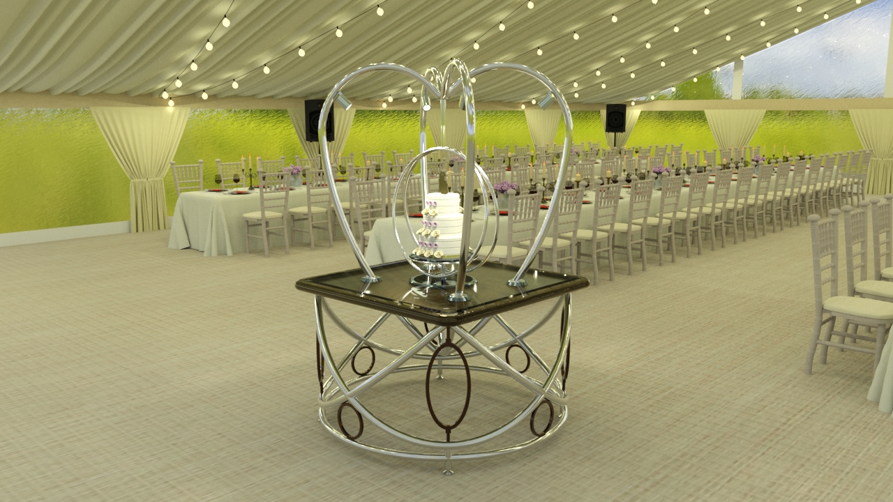 Wedding Cake Display Tables